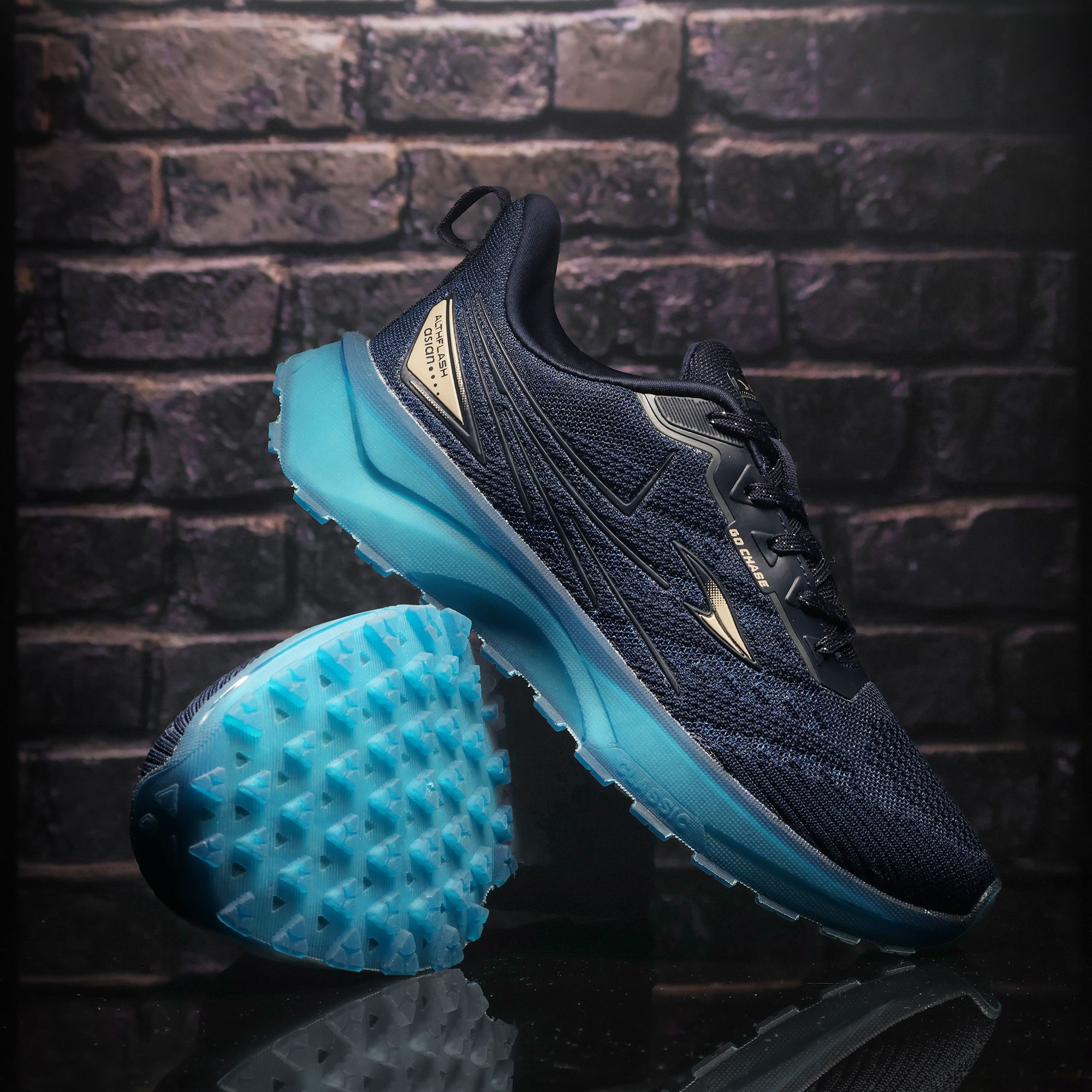 Asian POWERPLAY-43 Men's Running Shoes - Image 2